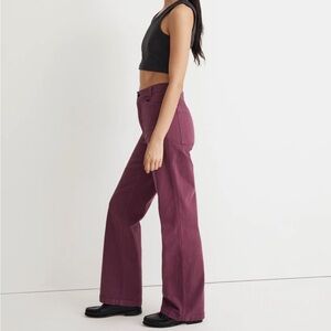 Madewell Emmett Wide-Leg Pant: Garment Dyed Edition